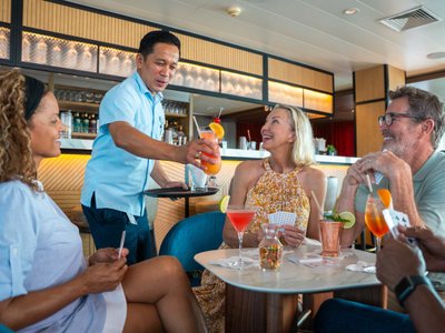 Connect naturally with a crew who knows you by name and friendly guests who make conversation easy. 
