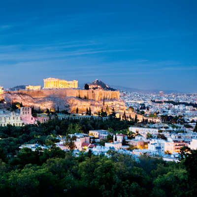 View of Athens and the Acropolis
