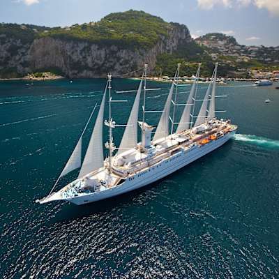 Fly overnight, wake up in Europe and sail the same day.